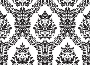 Vector Damask Pattern Royalty-Free Stock Image - Storyblocks