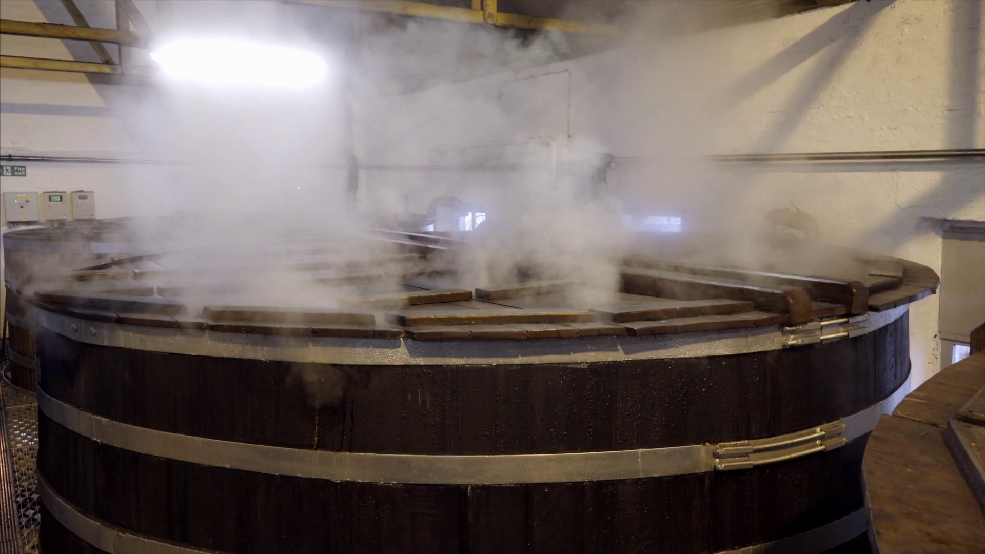 Whiskey Fermentation In Bruichladdich Stock Footage SBV346399589