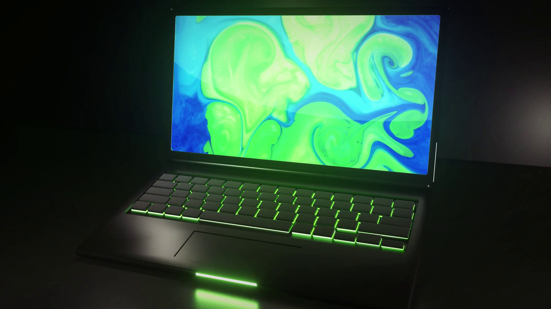 Dark Laptop Mockup Mogrt Template SBV346498159 Storyblocks