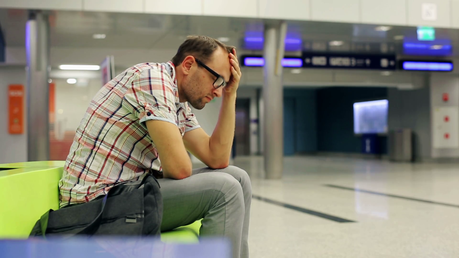 Sad Man Waiting In Train Station Stock Footage SBV302646922 Storyblocks Sad Man Waiting In Train Station Stock Footage SBV302646922 Storyblocks