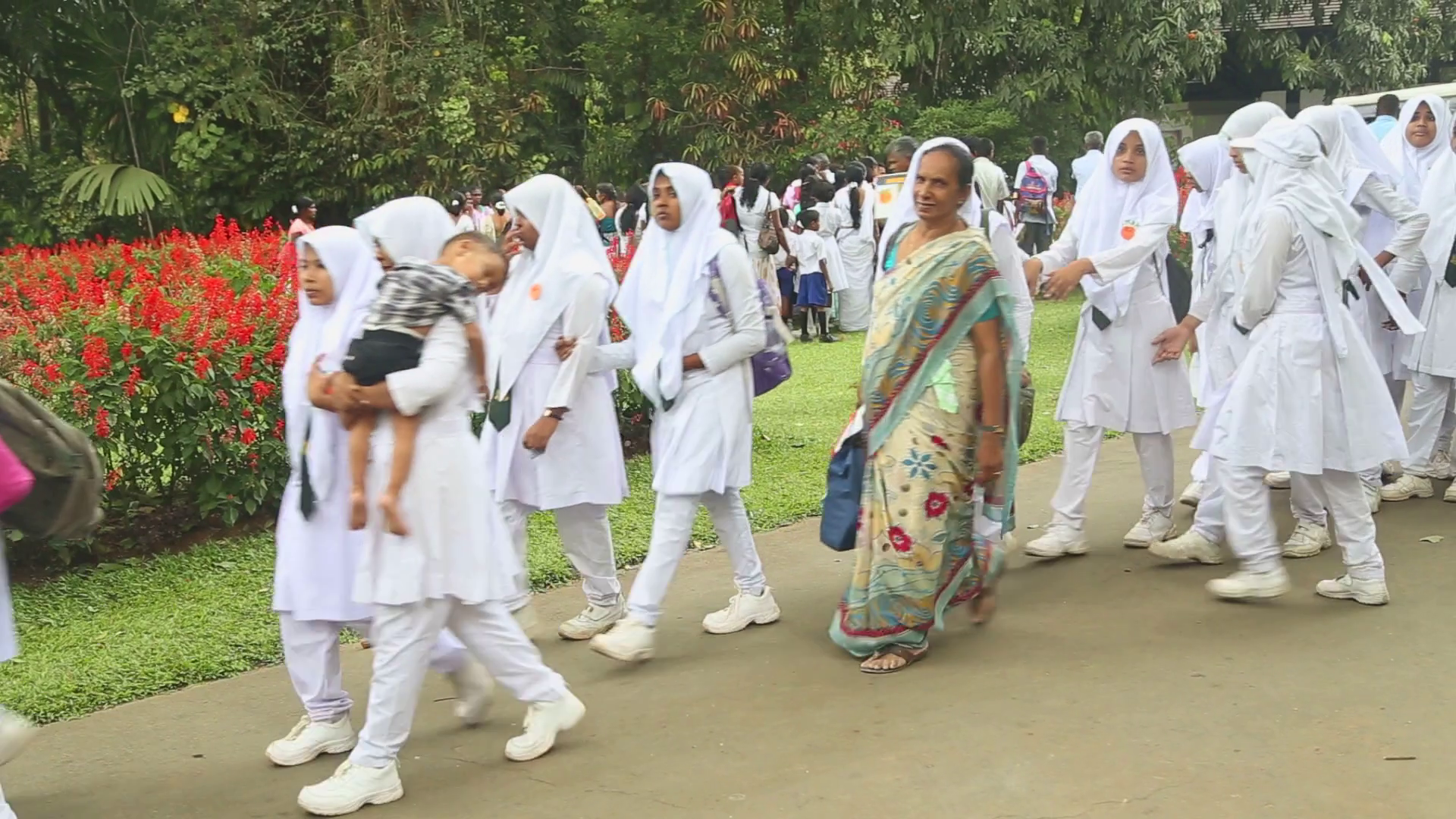 Kandy Sri Lanka - February 2014: Muslim Stock Footage SBV-301464113