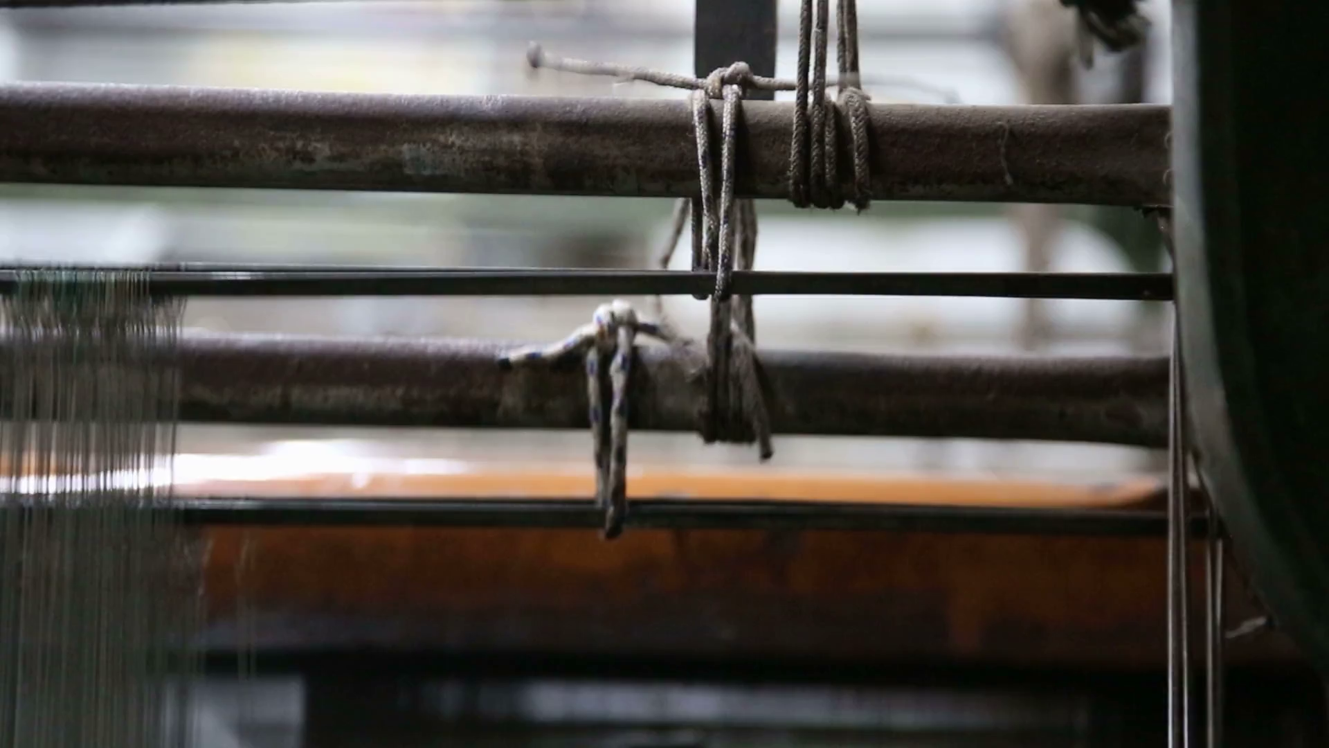 Parts Of Weaving Machine Synchronously Stock Footage SBV301410748