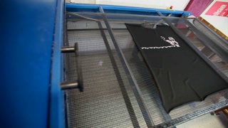 Screen printing manufacturing on t-shirts