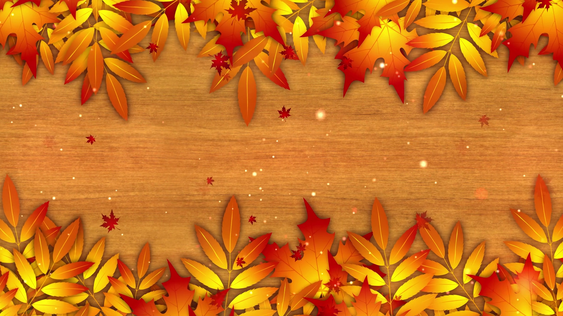 Autumn Leaves Background Animation Autumn Stock Motion Graphics SBV ...