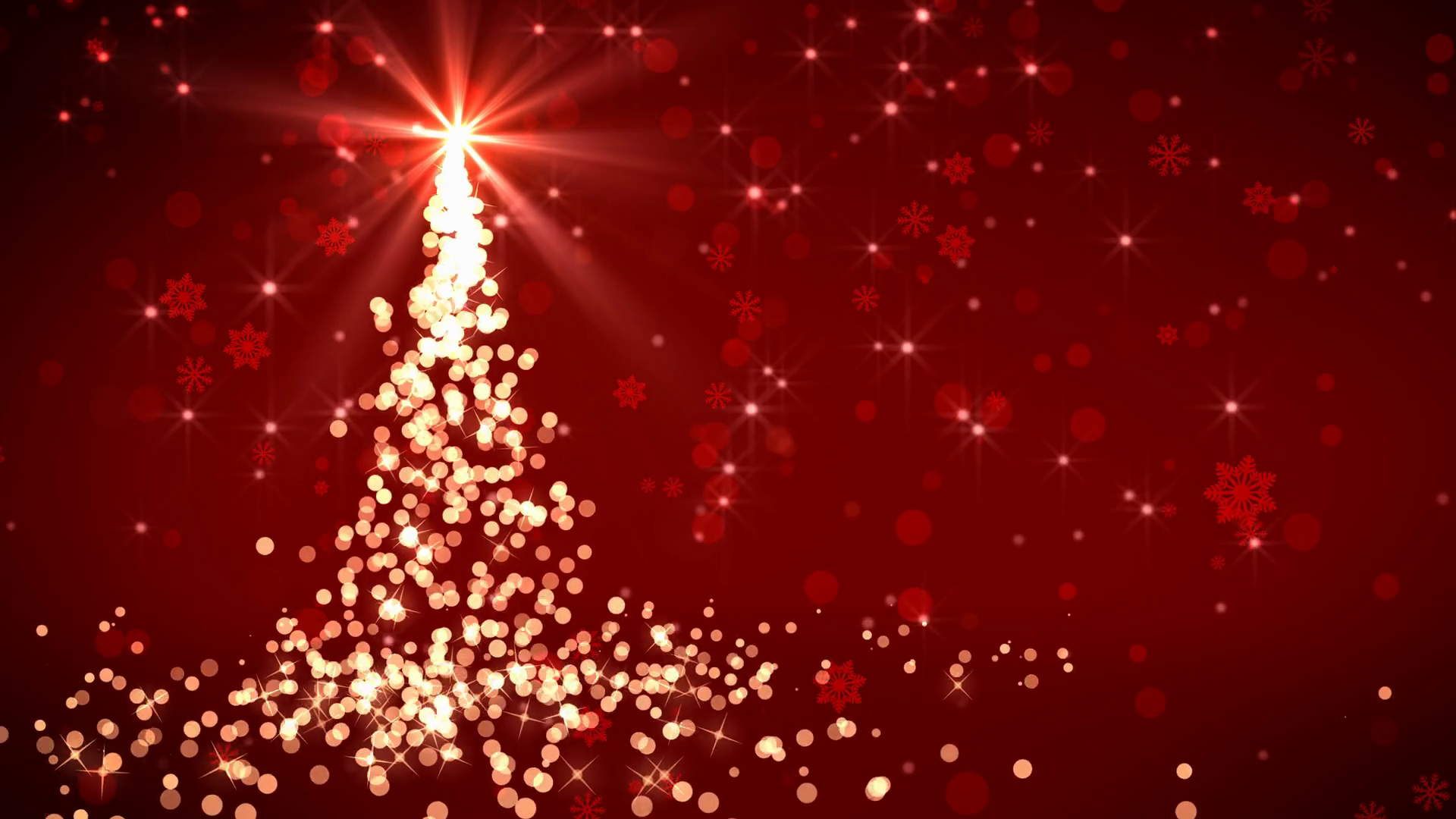 Red Falling Lights Christmas Tree Motion Background 0010 SBV303430526