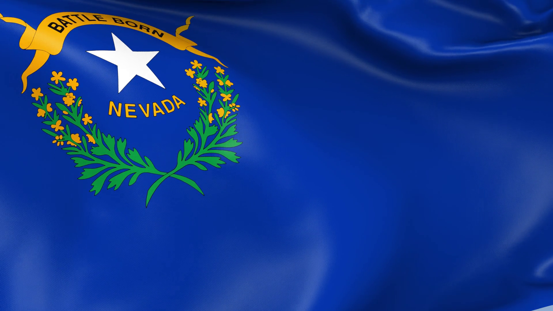 Nevada State Waving Flag Background Loop Motion Background 00:24 SBV