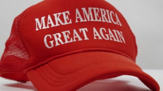 Make America Great Again Hat Spinning Zoom Out