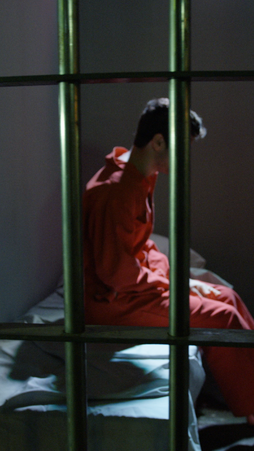 Man In Cell At Jail American Prison System Stock Footage SBV-353232955 ...