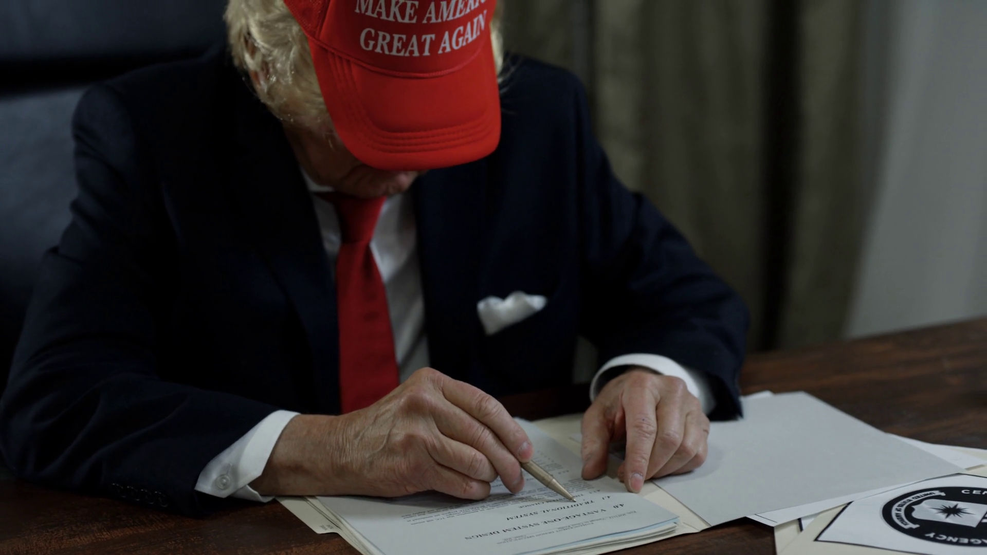 President Business Signing Away American Stock Footage SBV-352201737 ...