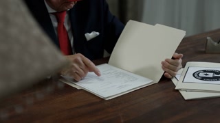 President Trump Getting His Security Briefing In Oval Office