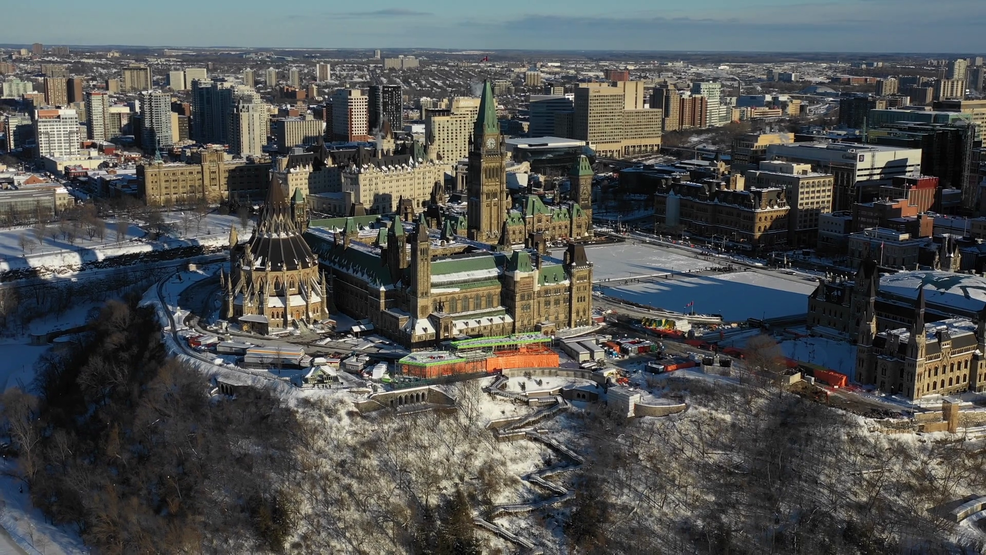 Aerial View Of Ottawa Ontario Canada Stock Footage SBV-331757372 ...