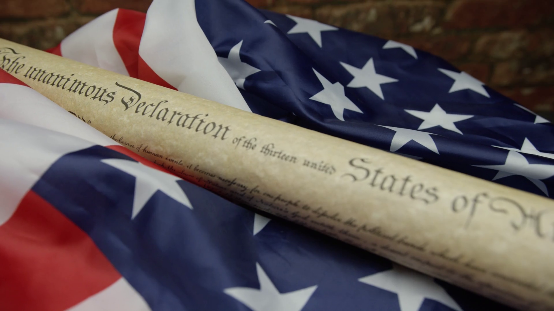 American History Spinning Declaration Of Stock Footage SBV347717932