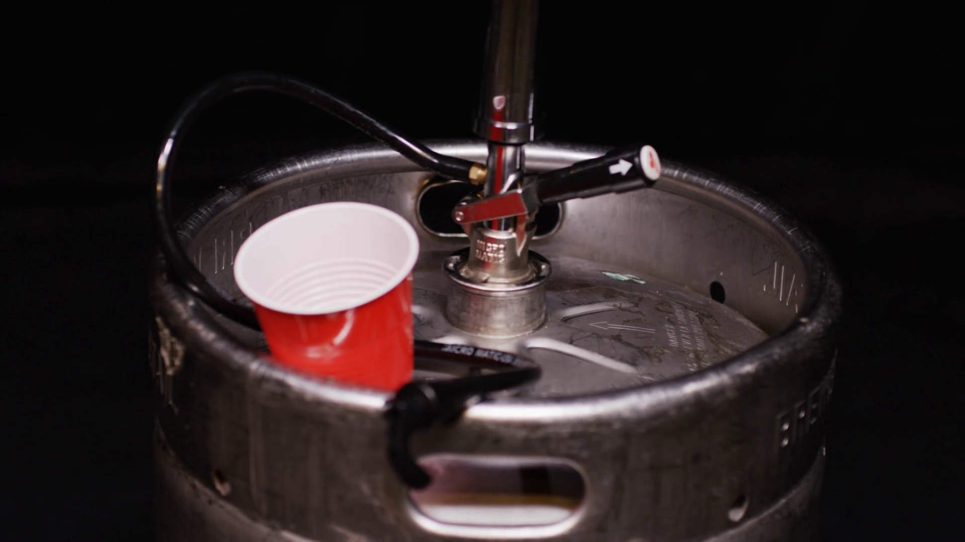 Beer Alcohol Keg Tilt Down Studio Keg Stock Footage SBV-347754730 ...