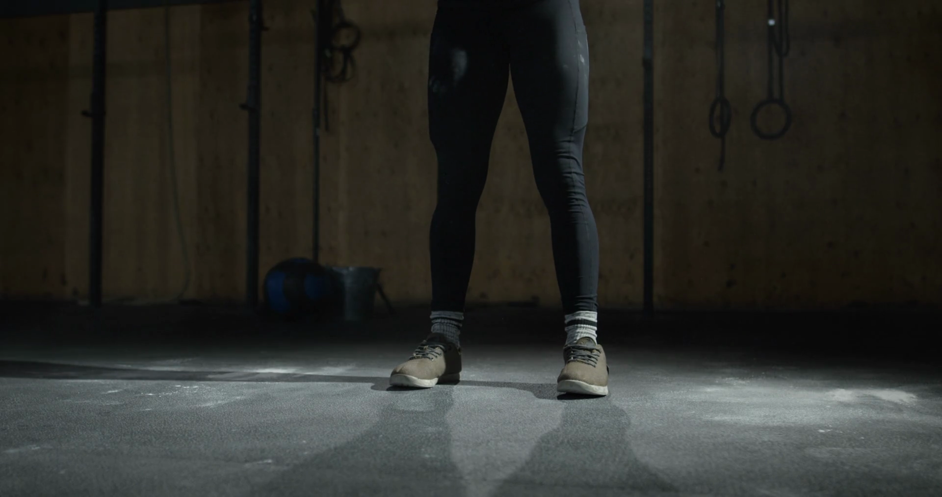 Extreme Atheltics Female Athlete Dropping Stock Footage SBV348565342