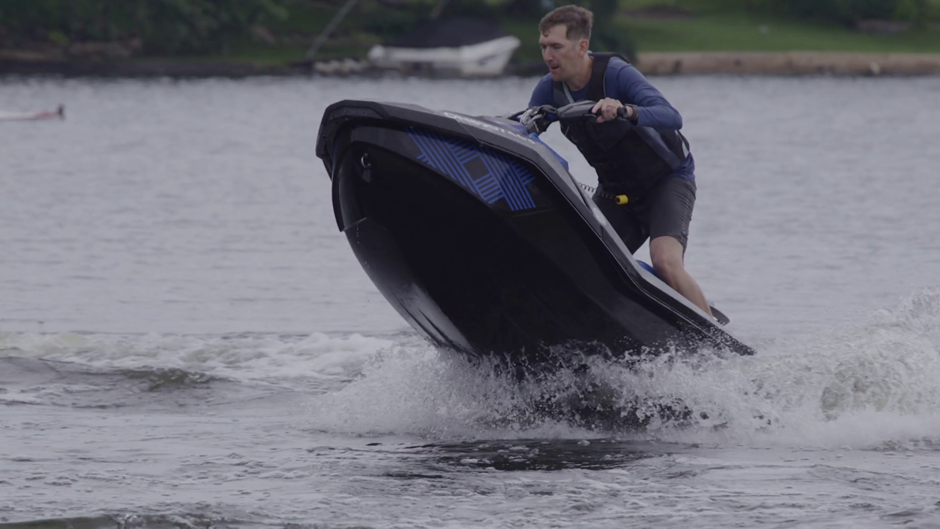 Extreme Motorsport Jet Ski Jump Trick 1 Stock Footage SBV348448620