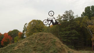 Extreme Sports Crashing Extreme Sports Crash Fail Backflip On Big Dirt Jump Mountain Biking