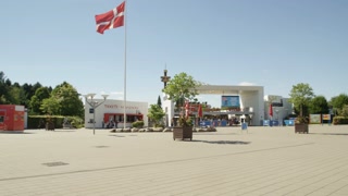 Legoland Denmark Big Empty Courtyard At Lego Stock Footage SBV ...