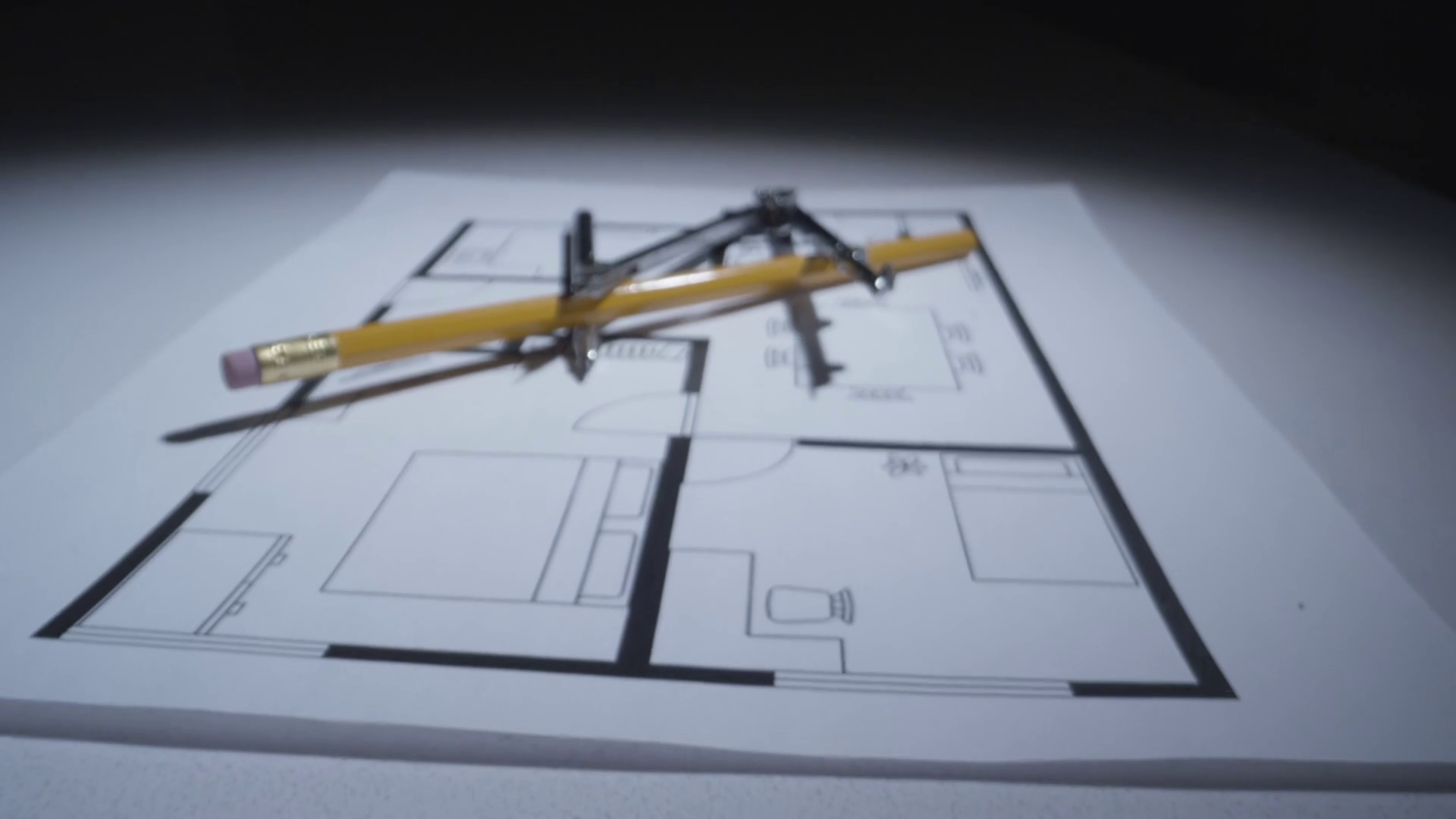 Pencil Architectural Drawing Tools 1 Stock Footage SBV-346701915 ...