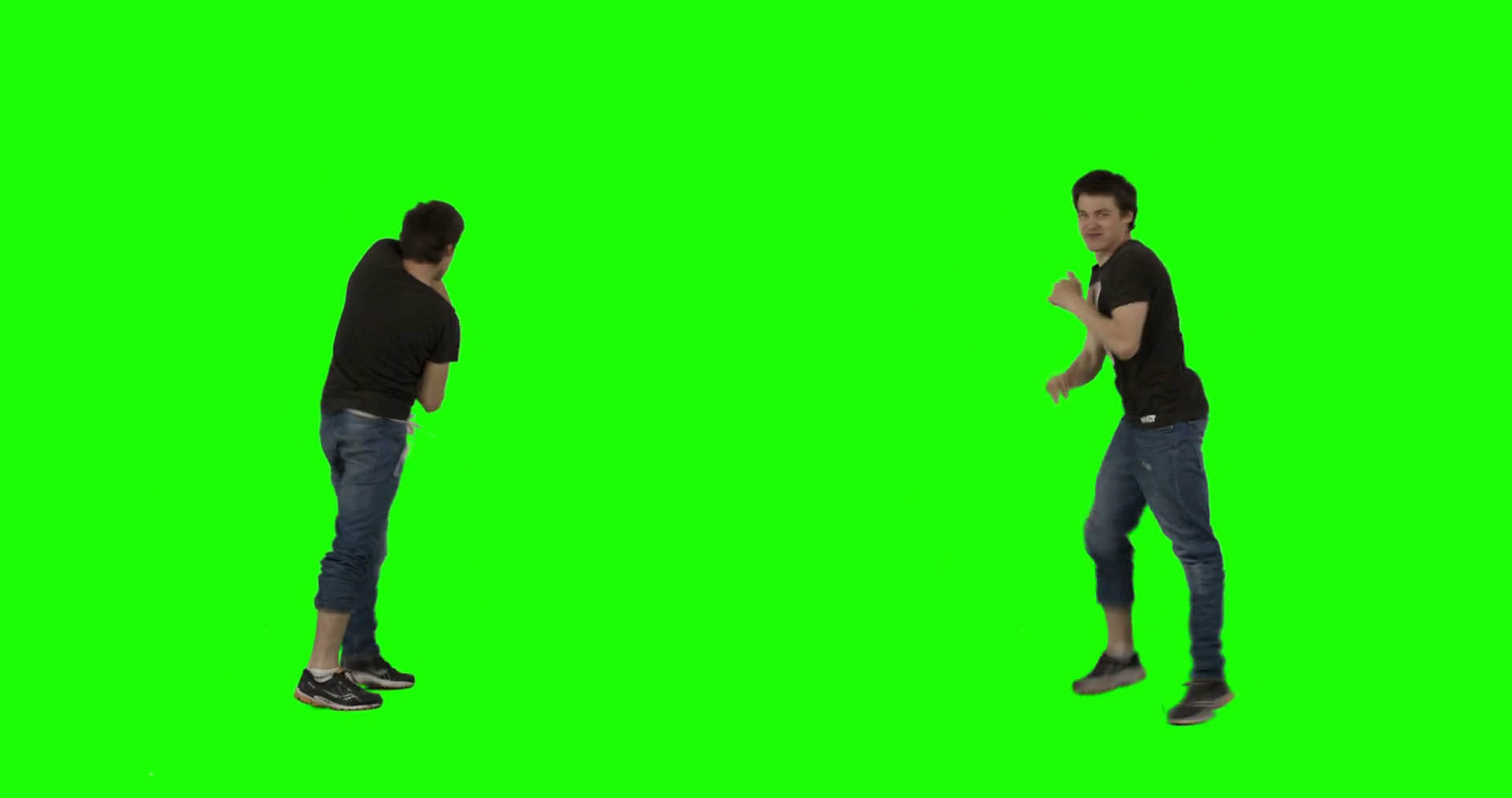 Crazy Dance on Green Screen Stock Video Footage Storyblocks