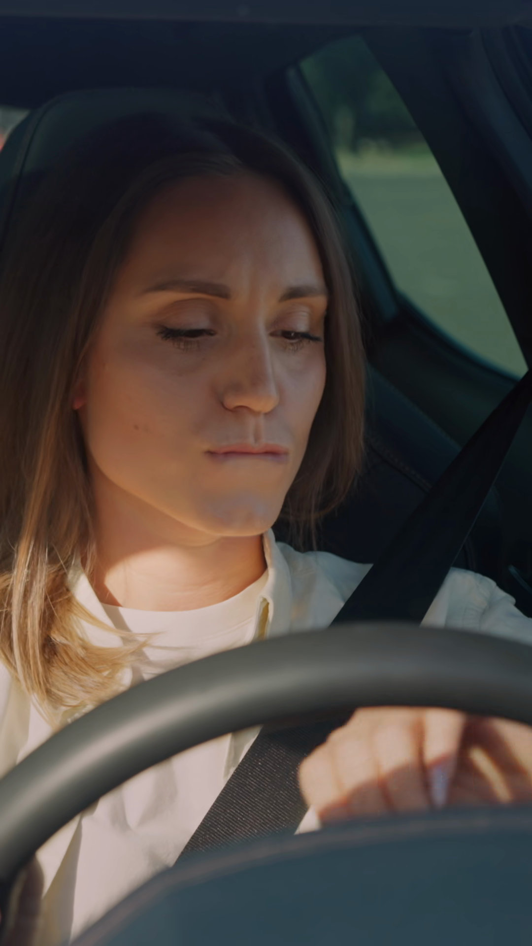 Upset Woman Being Late To Work Of Traffic Jam Stock Footage SBV ...