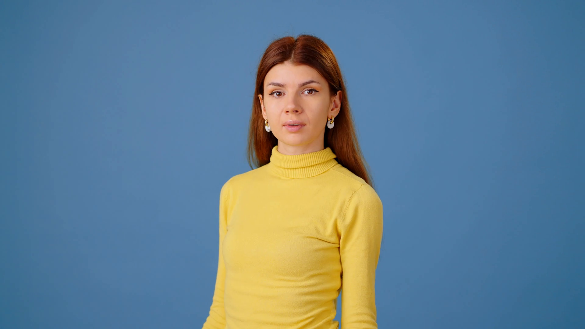 Positive Woman Counts On Fingers Wishes Stock Footage SBV-348737250 ...