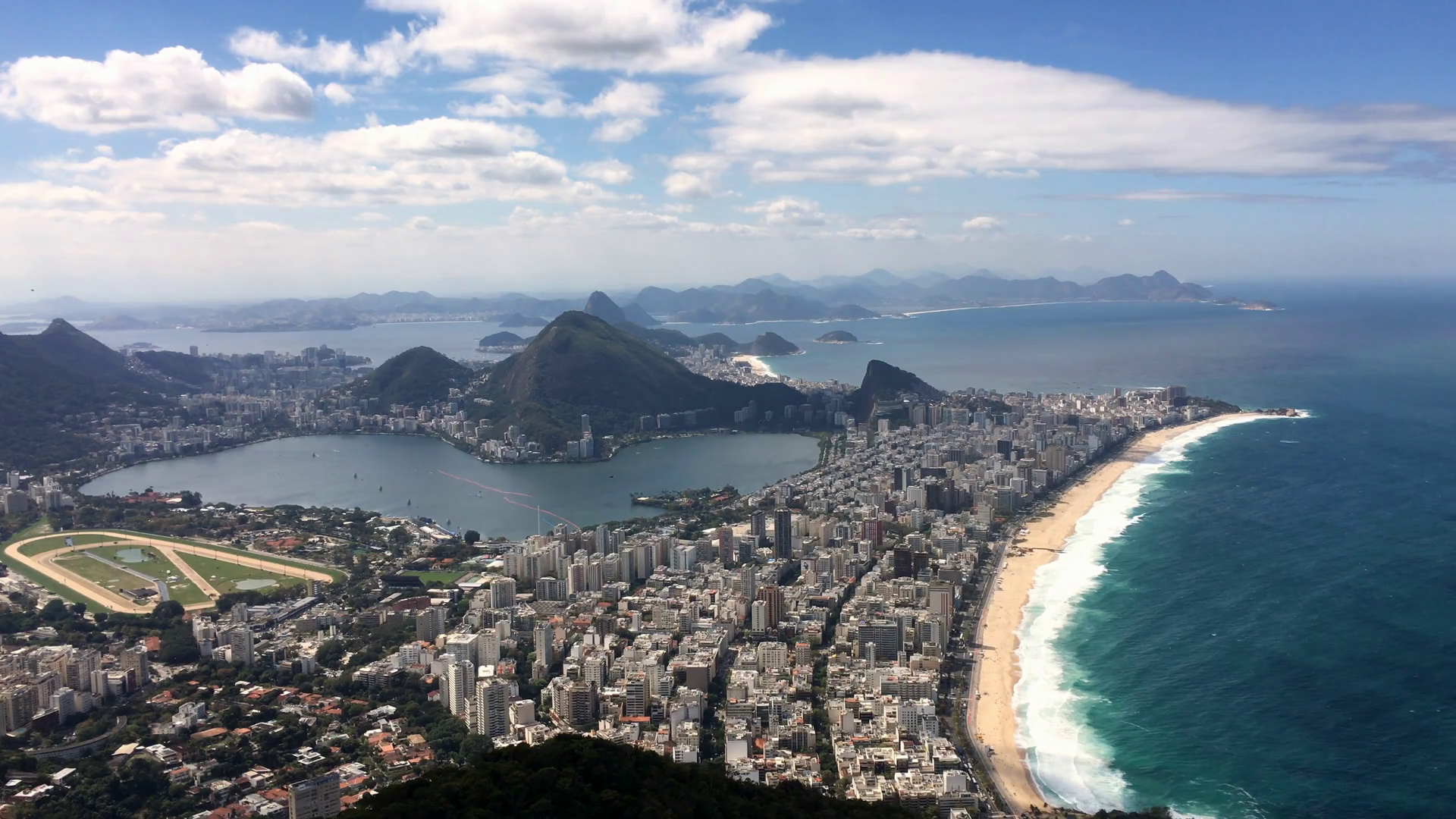 beautiful view rio de janeiro beach city from top beautiful view rio de janeiro beach city from top