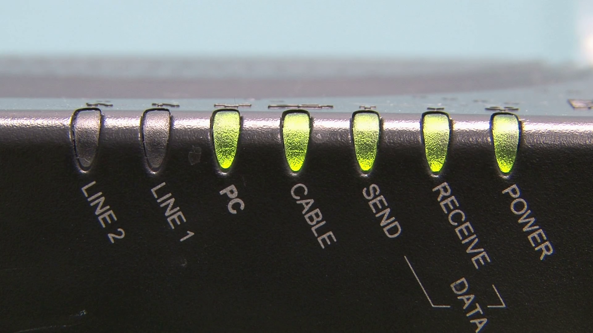 Cable Modem Lights Flashing Stock Video Footage 0009 SBV300817730