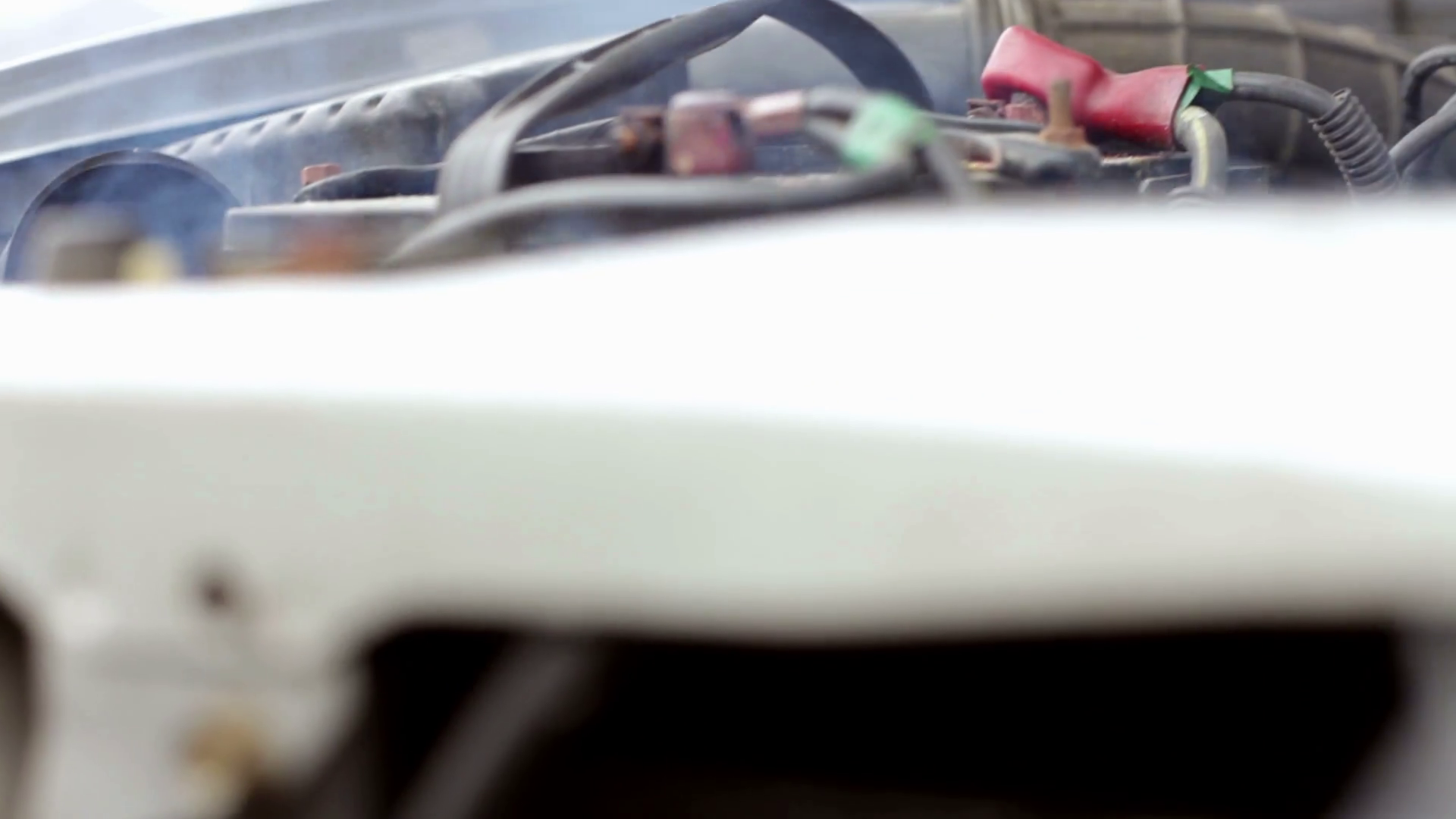 Car Engine Smoking Under Hood Stock Footage SBV301159086 Storyblocks