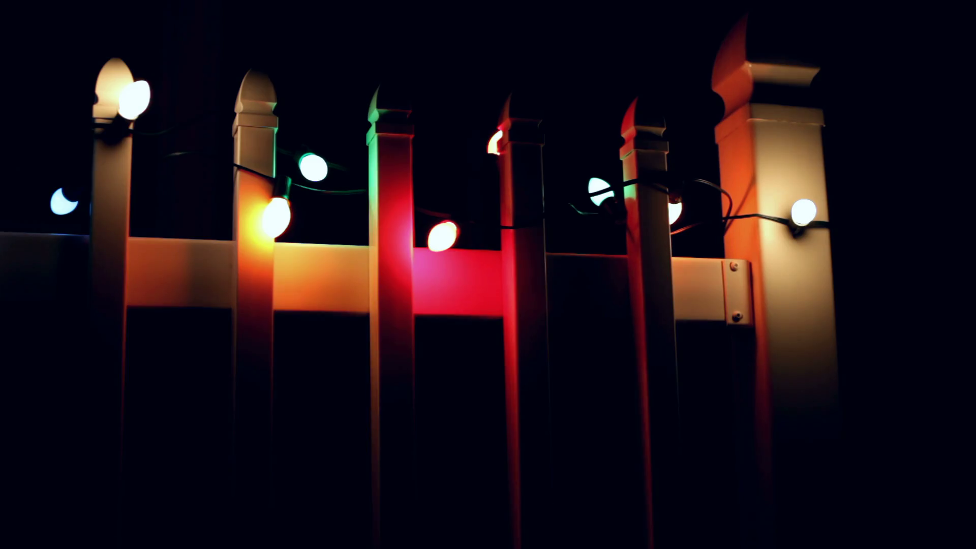 Christmas lights outside of house blinking Stock Video Footage 0016 SBV301092512 Storyblocks