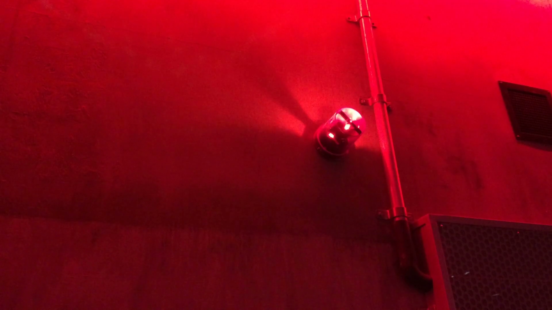 Emergency Light Flashing In Corridor Stock Footage SBV301142784