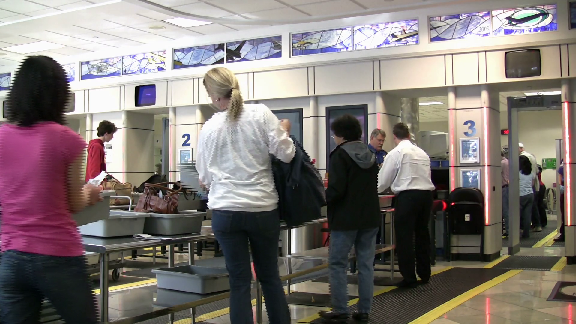 Metal Detectors At Dayton Airport Stock Footage SBV301055168 Storyblocks