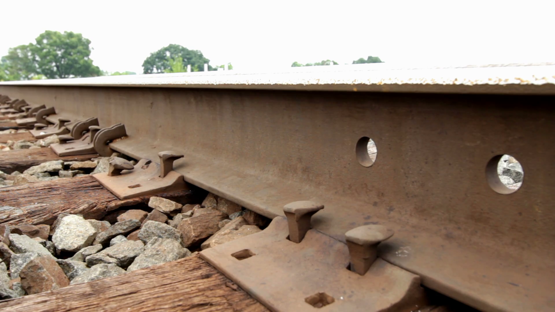 Railroad track dolly shot Stock Video Footage Storyblocks