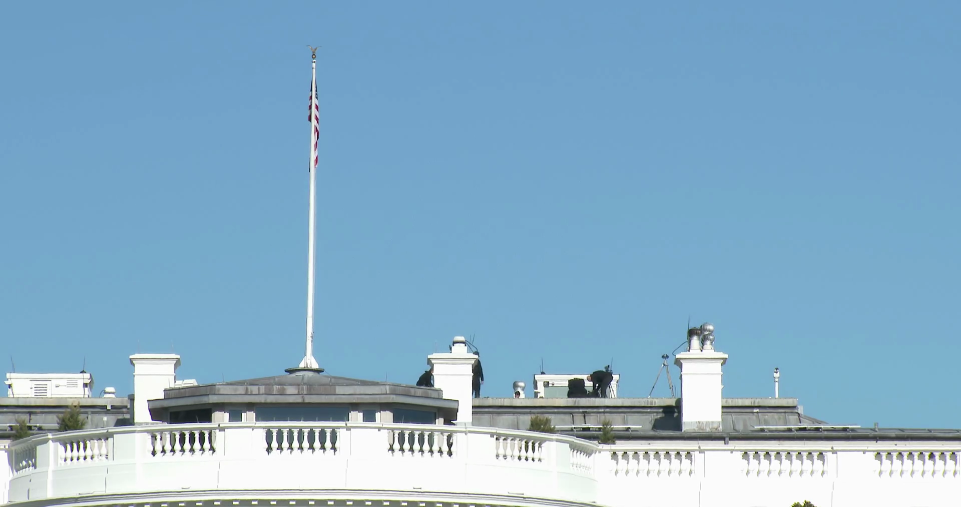 Security On Top Of White House 4k Stock Footage SBV301381521 Storyblocks