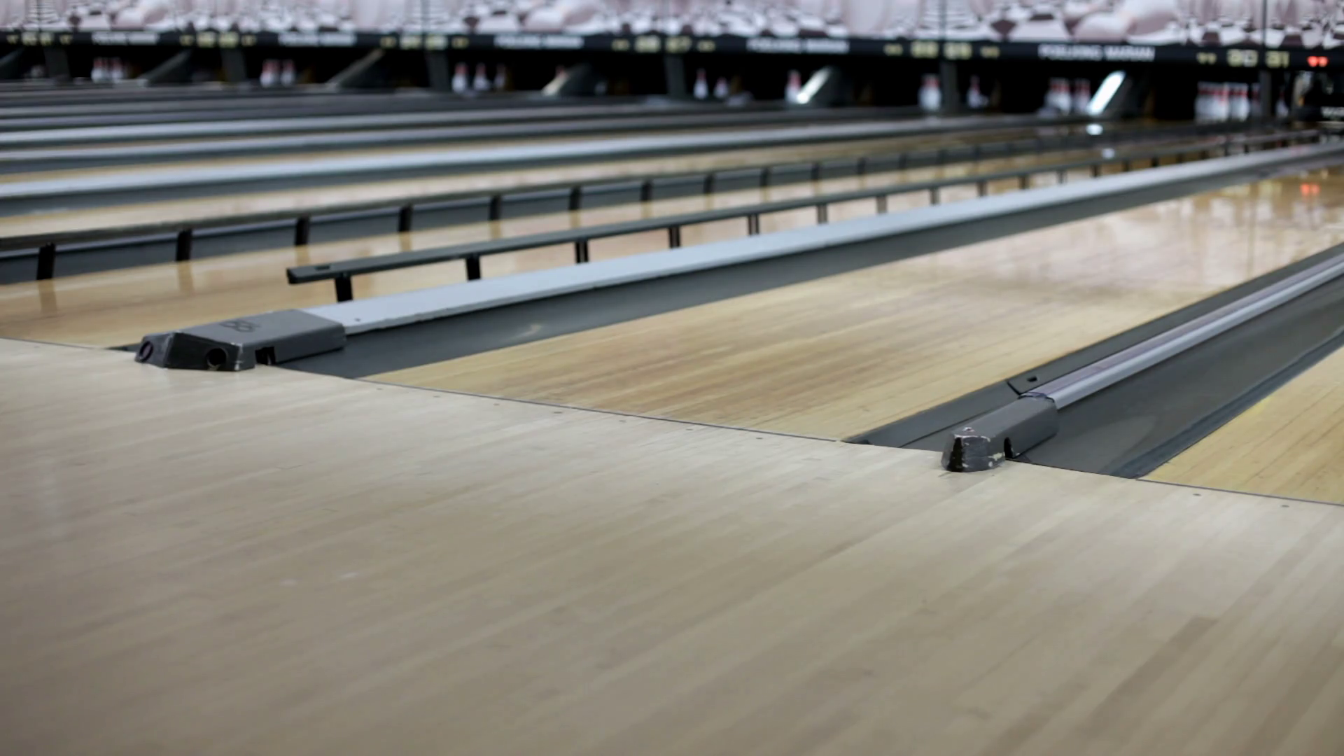 Throwing Bowling Ball Down Lane Stock Footage SBV301089385 Storyblocks