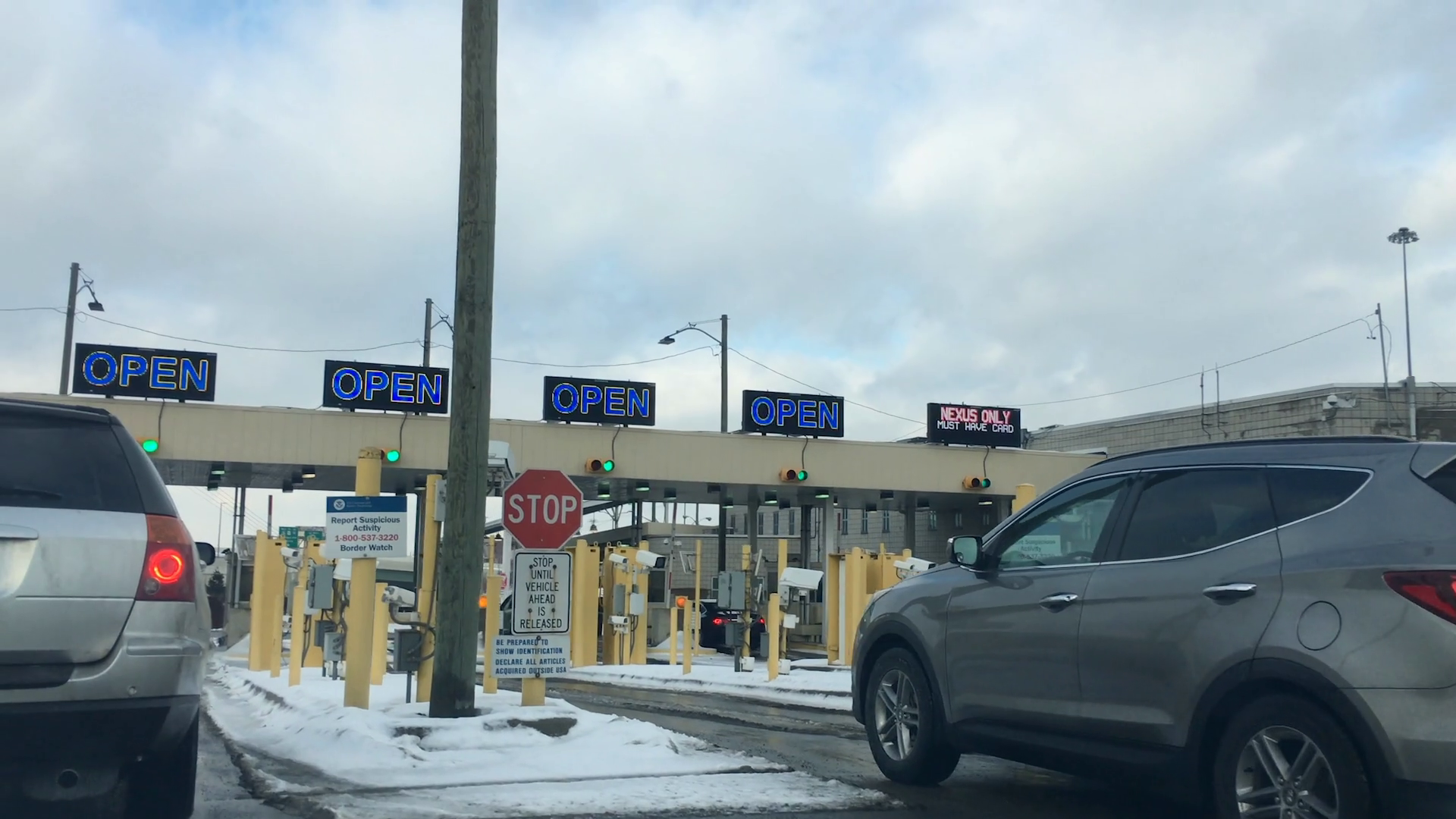 Border Patrol From Canada Into Detroit Stock Footage SBV-331408610 ...