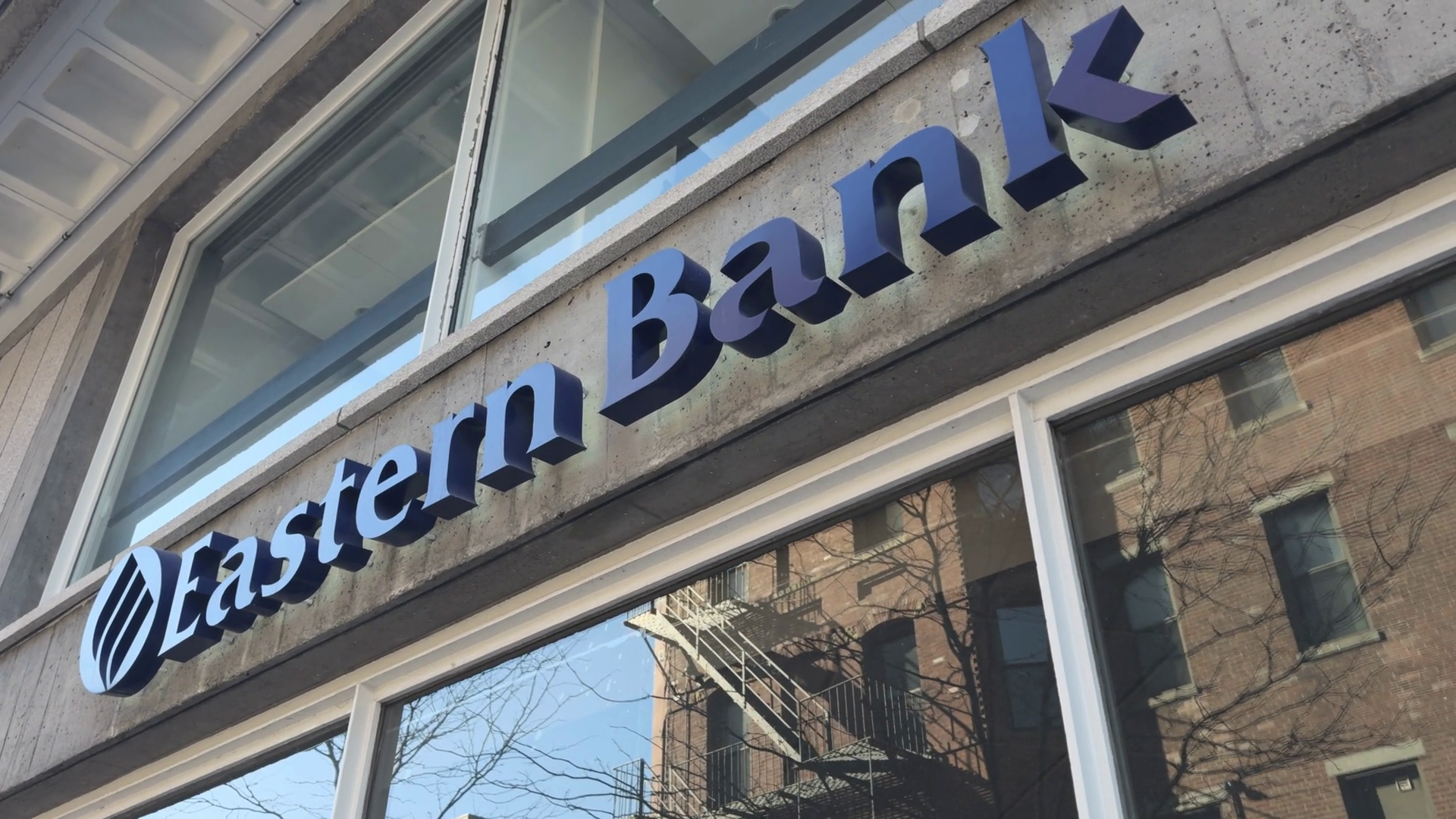 Eastern Bank Logo On Exterior Building Stock Footage SBV-352760032 ...