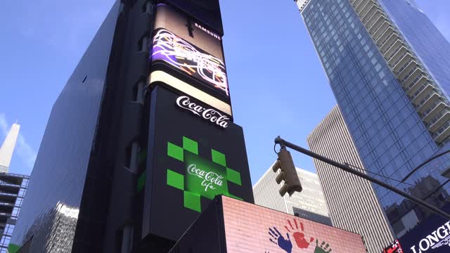 Times Square Street Sign Stock Footage: Royalty-Free Video Clips ...