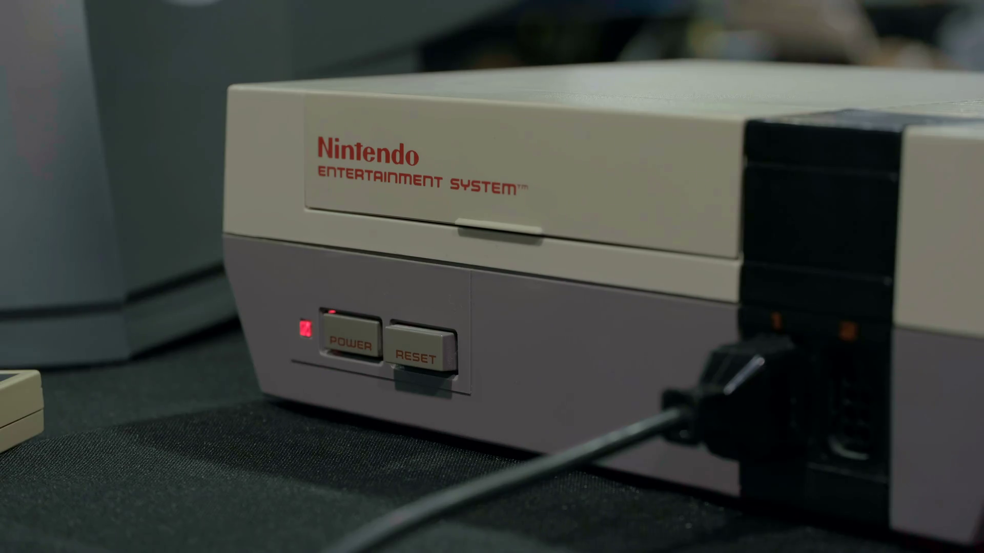 Nintendo Entertainment System Reset Button Stock Footage SBV347639620