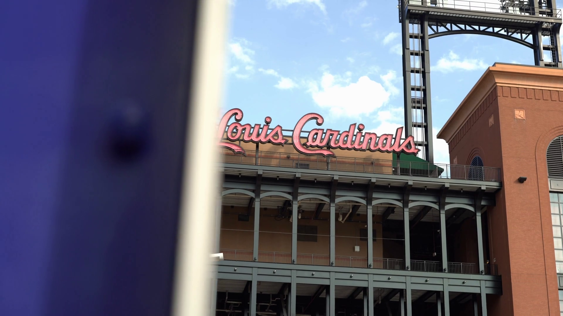 St Louis Cardinals Exterior Baseball Stadium 4k Stock