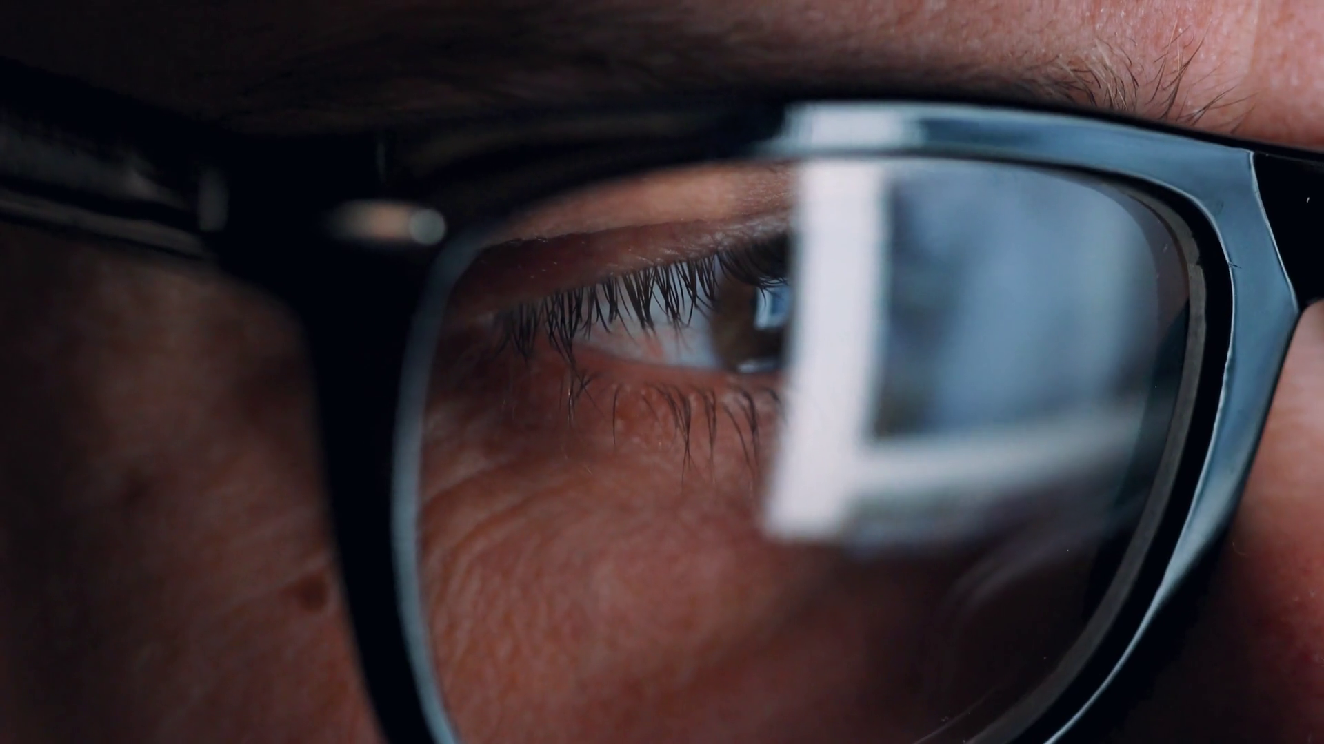 Man In Glasses Looking On Monitor Surfing Stock Footage SBV333388552 Storyblocks