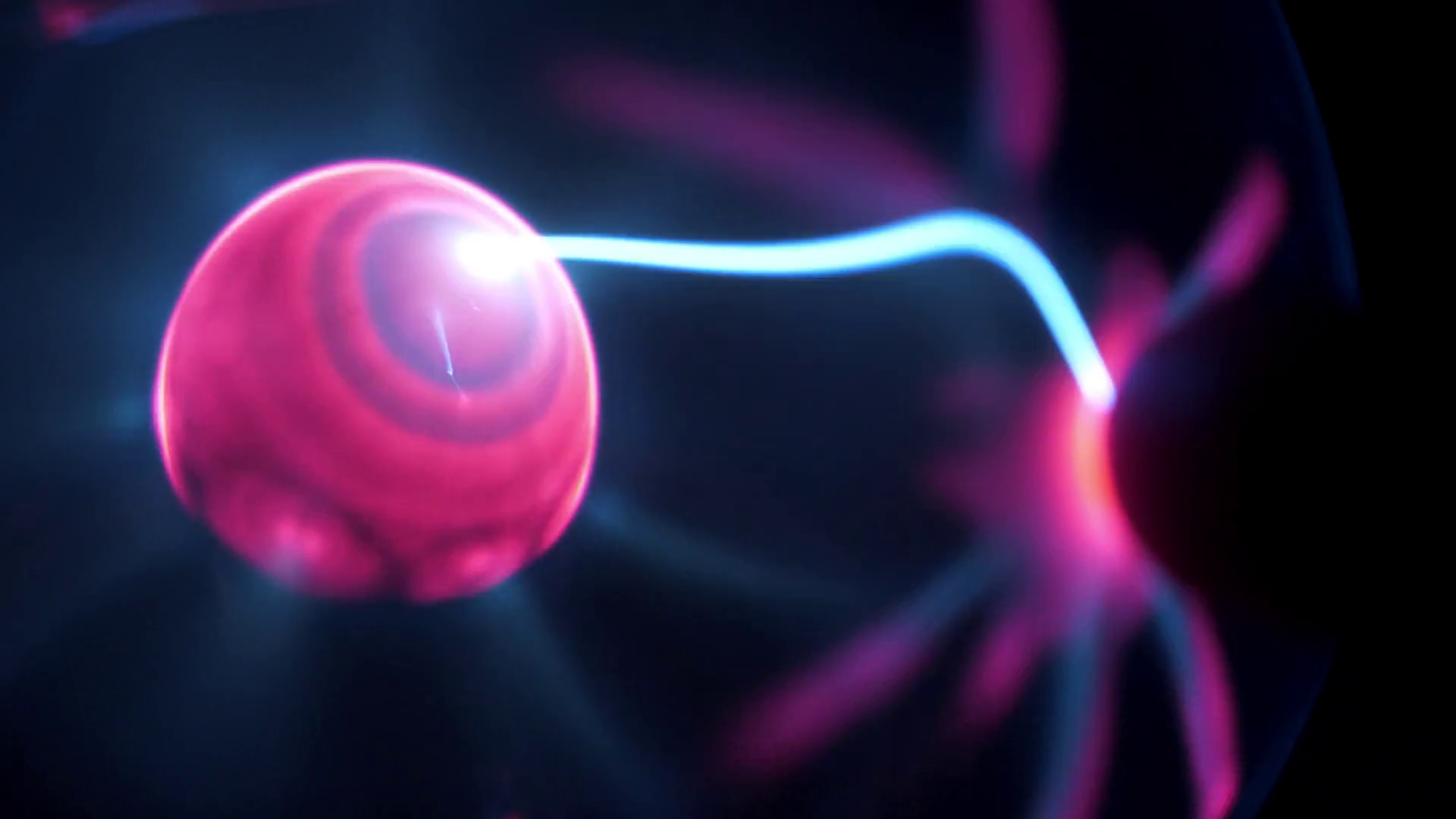 Lightning Plasma Ball Plasma Globe Plasma Stock Footage SBV-352301586 ...