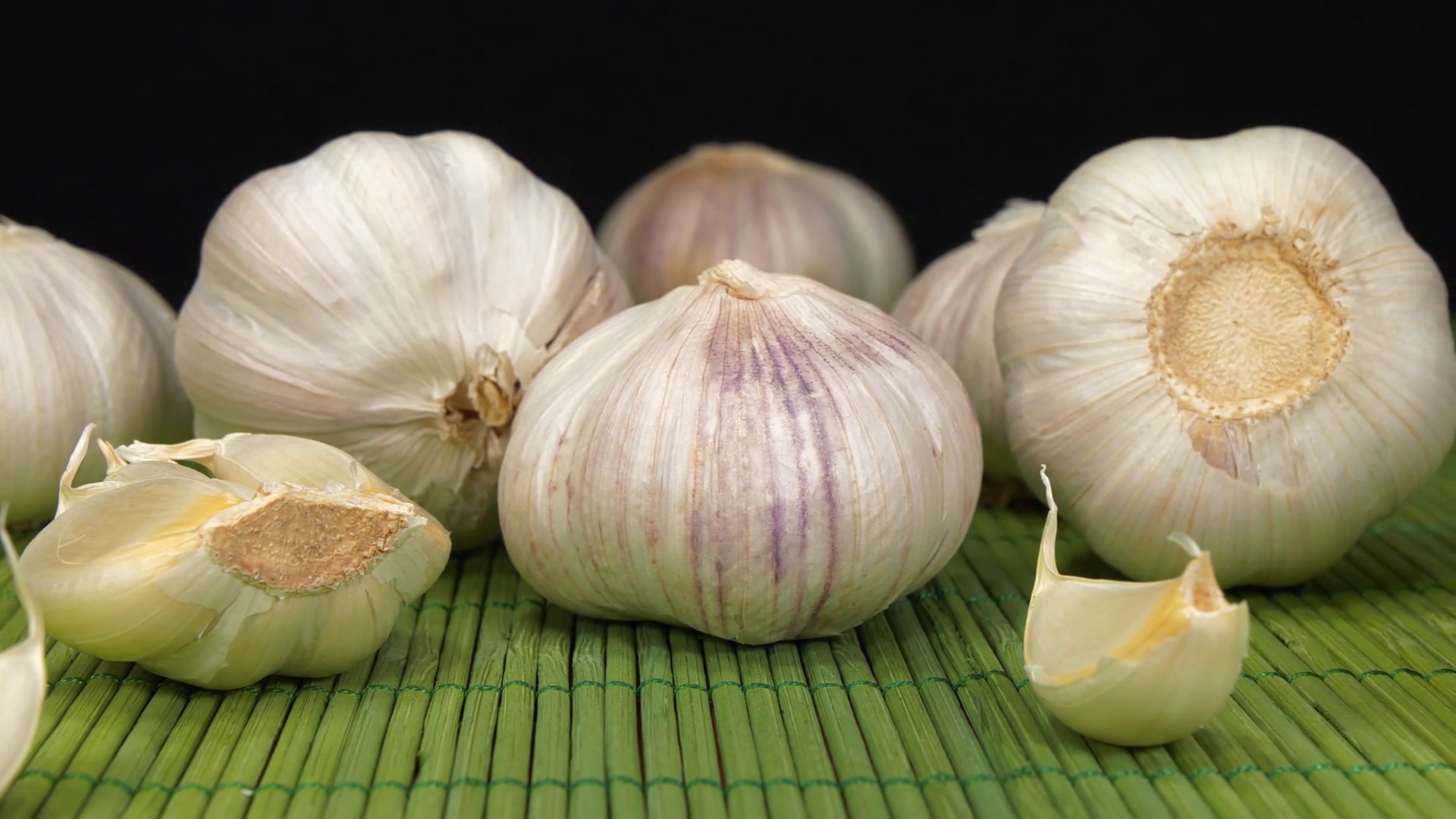 Garlic - Very Healthy Product With Stock Footage SBV-352579879 ...