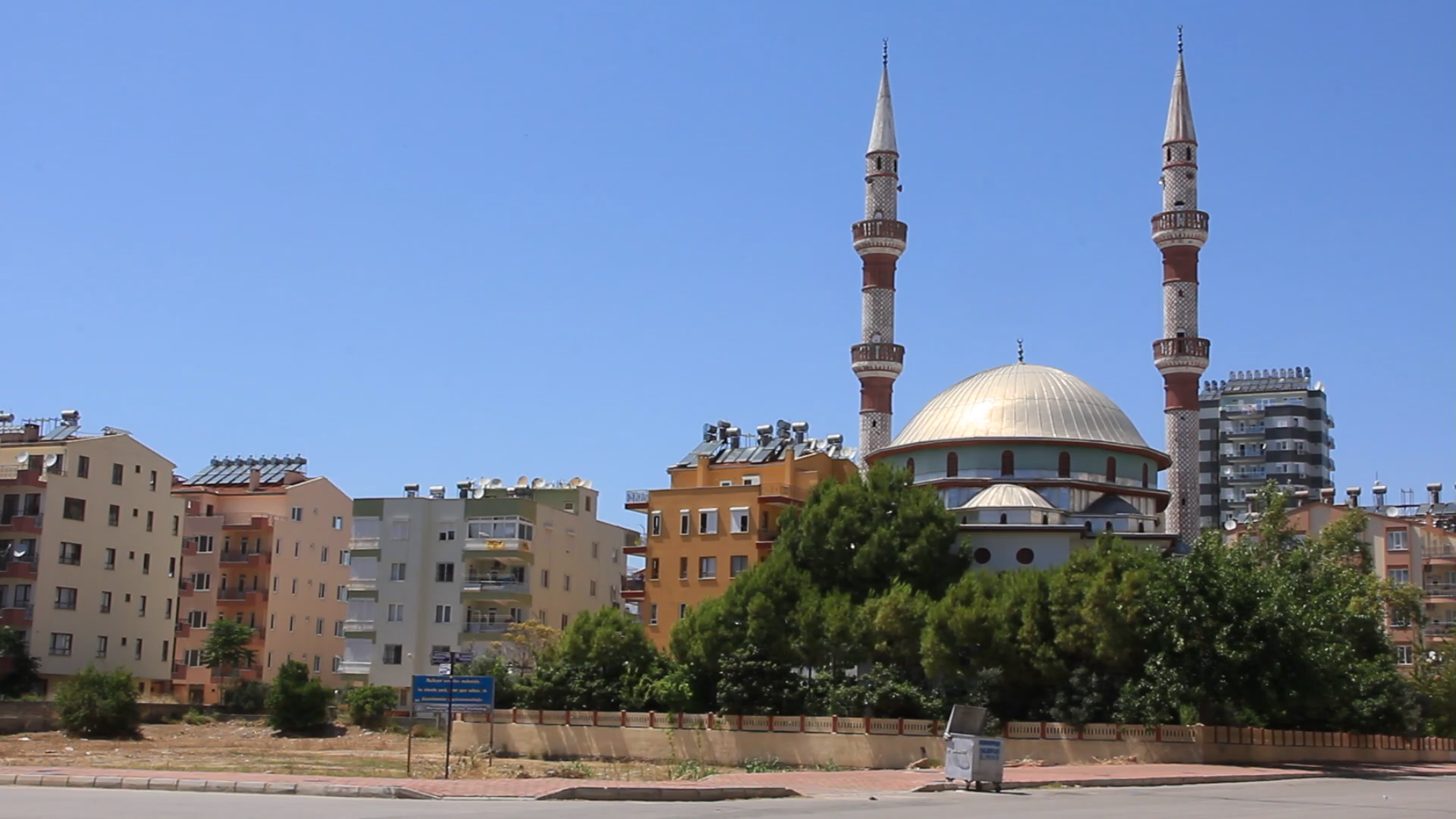 Mosque In Antalya Turkey Stock Footage SBV304832562 Storyblocks