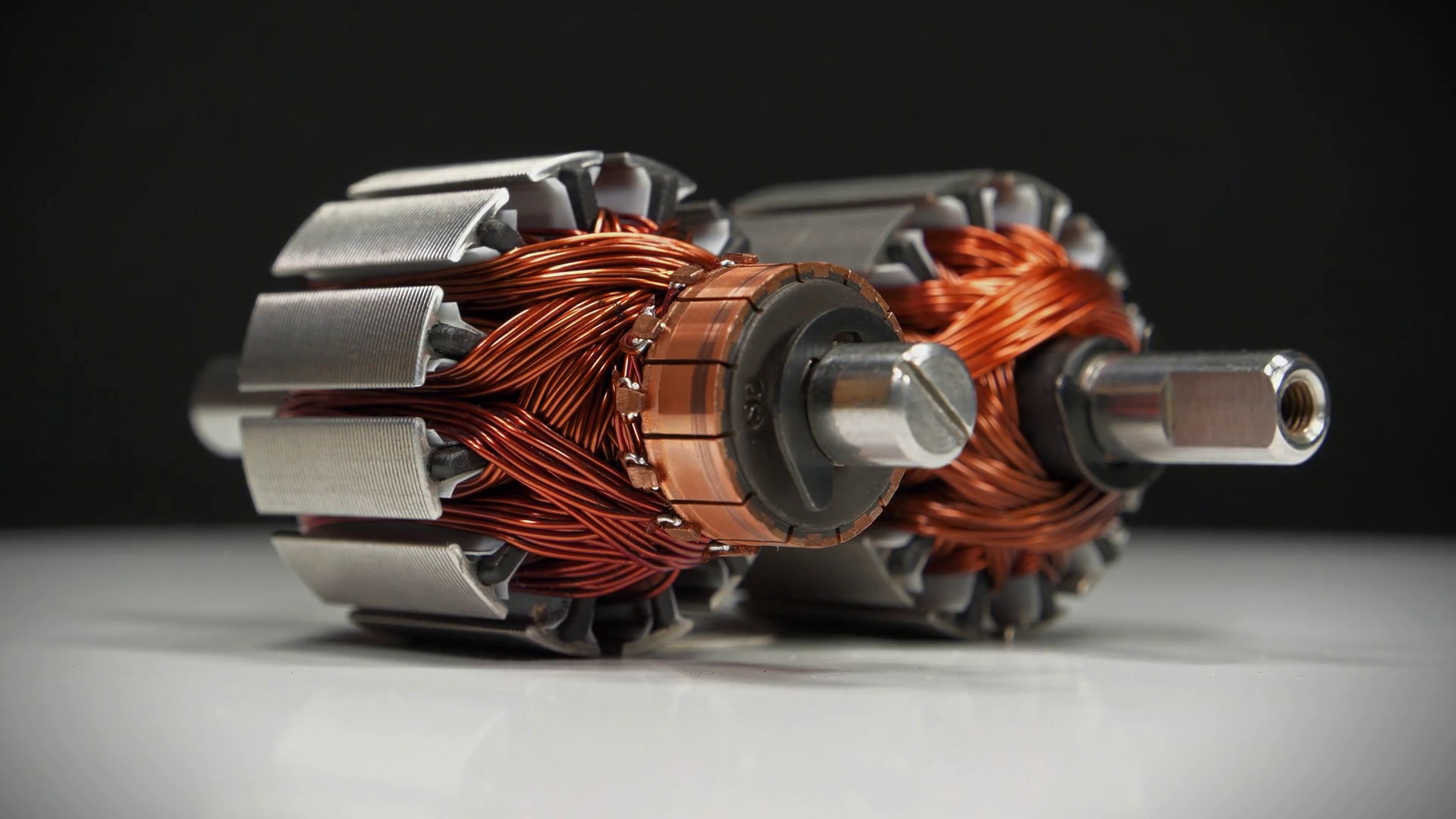 Rotors Armatures Of Electric Motors With Stock Footage SBV-353310821 ...