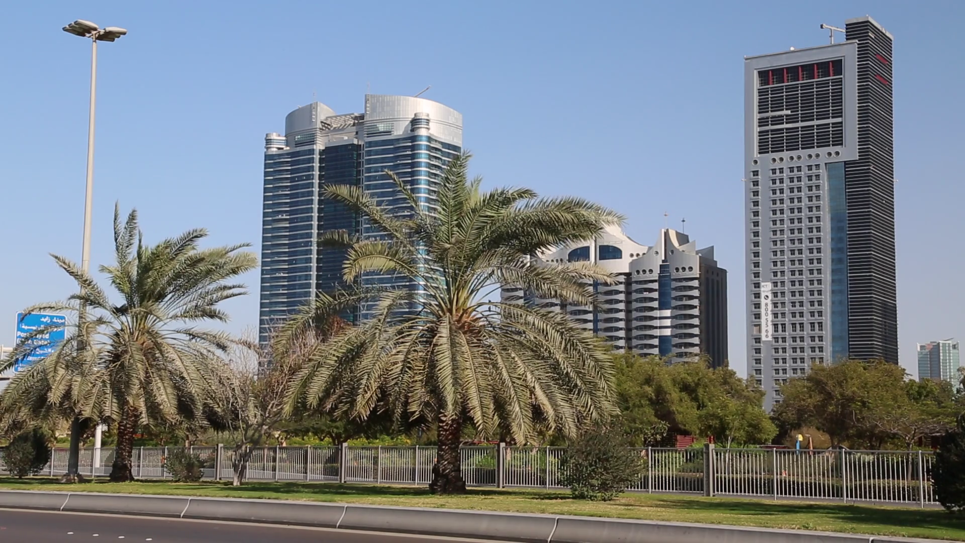 Corniche Road In Abu Dhabi - Capital Of Stock Footage SBV-314298794 ...