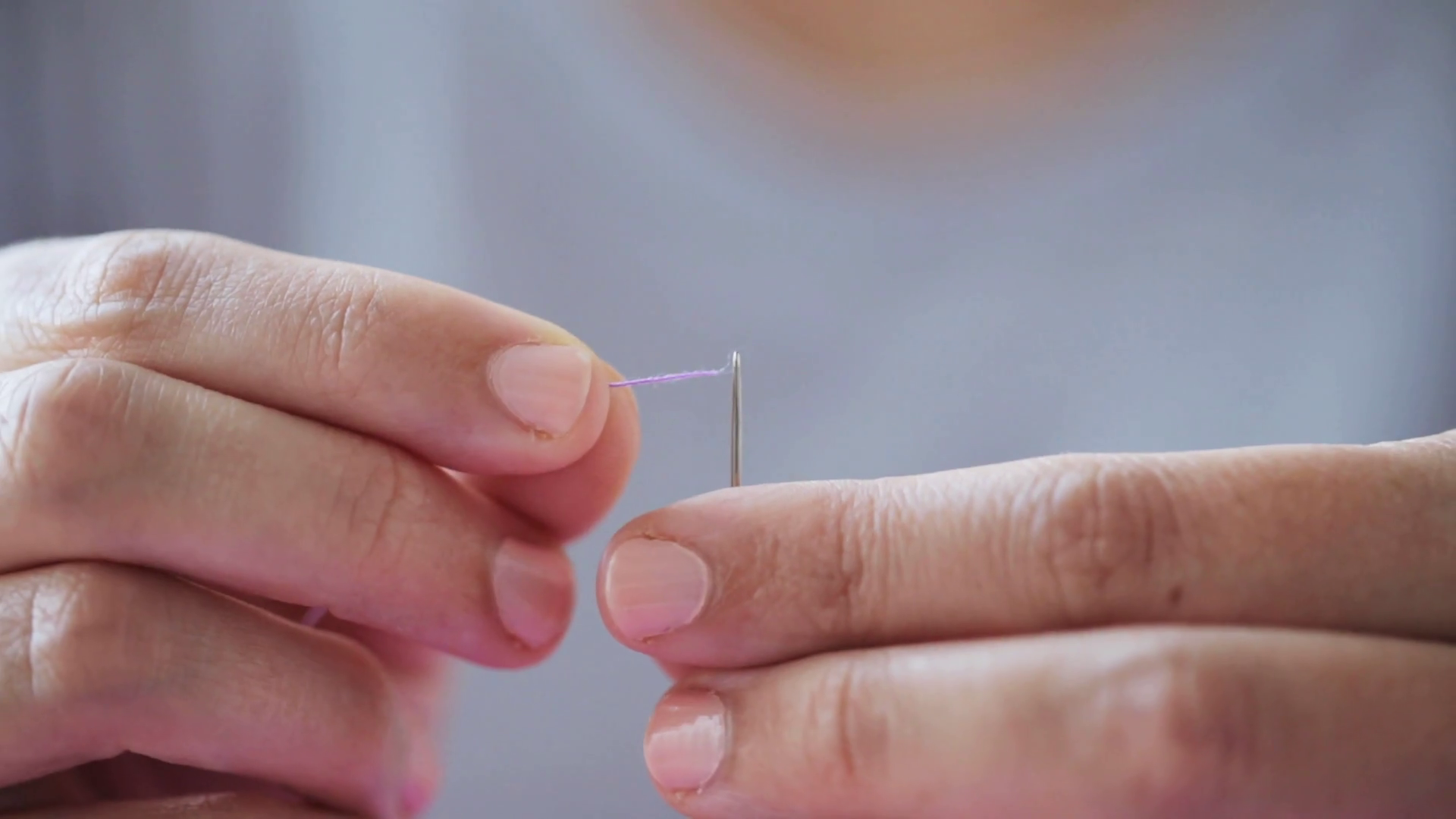 people, stitching, embroidery, needlework and sewing concept hands of