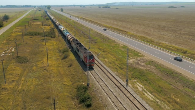 Aerial Train Stock Footage: Royalty-Free Video Clips - Storyblocks