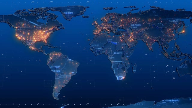 World Map Animation | Business motion backgrounds - Storyblocks