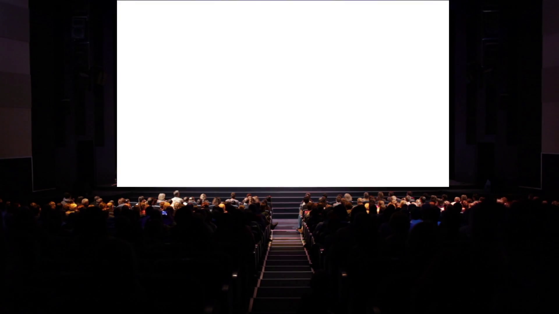 Viewers In Cinema House Variant Ii Screen Stock Footage SBV-338043245 ...