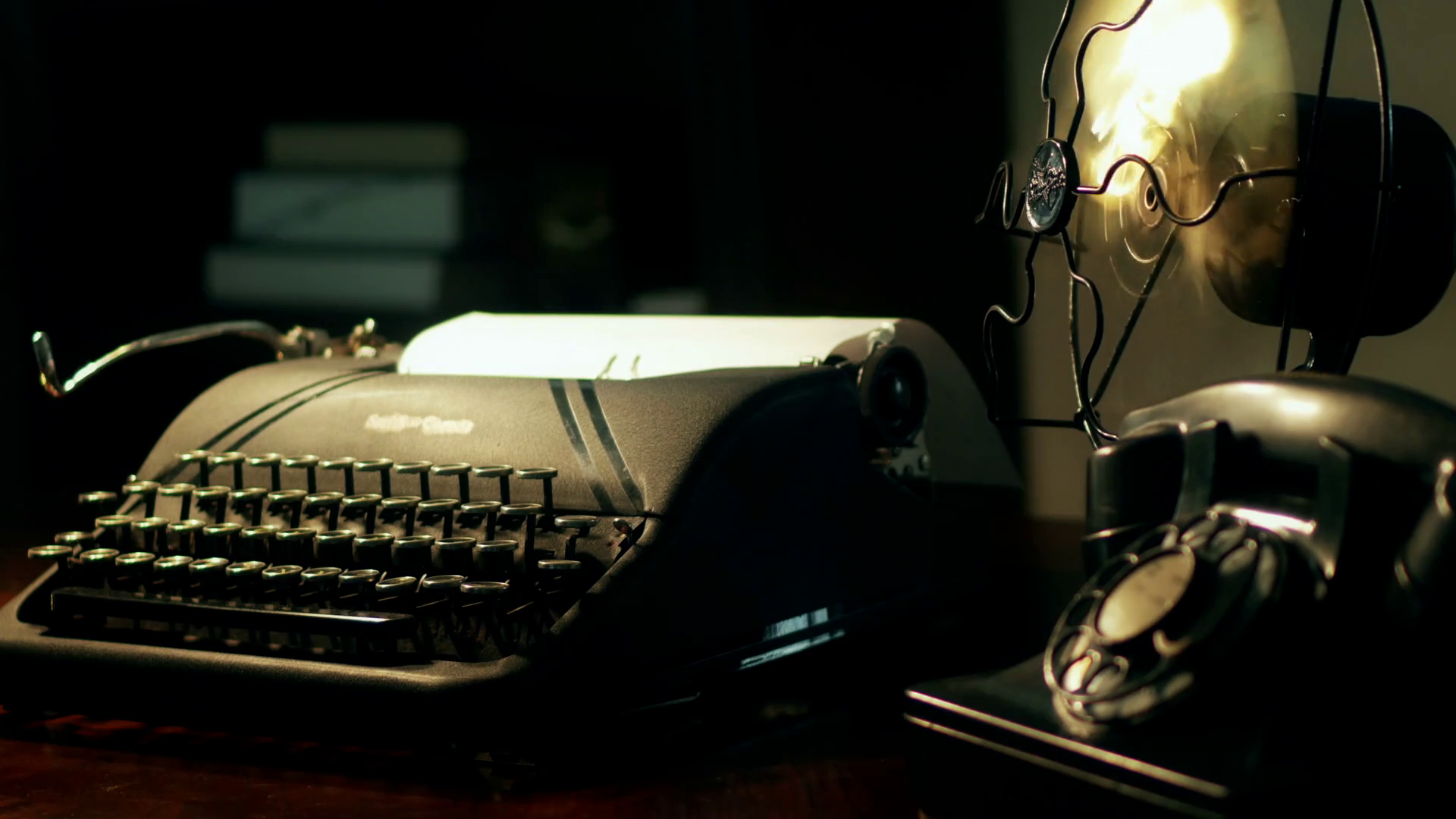 Film Noir Typewriter 4k Stock Footage SBV300227154 Storyblocks